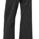 Joe's Jeans Women's The Lou Lou Low Rise Wide Leg Jeans, Black Cat, 26