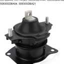 JDMON 1PCS Front Engine Motor Mount Replacement for 2003-2007 Honda Accord 2.4L, 3.0L, Odyssey 3.5L, 2007-2013 Acura MDX 3.7L Compatible with A4526, 50830SDAA04, 50830SDBA02