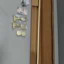 BlastHome Non-Adjustable Luxury Curtain Rods for Windows, 1  Rod Set, 3 foot Fixed Length, Brushed Gold