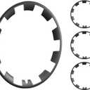 VEVOR Wheel Rim Cover Hubcaps, 20 in, Model Y Fully Fit Hubcap with Snap, Guard Tape & Valve Nozzle Hole, ABS & PC Hubcap with Upgraded Buckle, High Rigidity & Less Wind Drag, Fits for All Weather Use