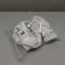 Herseas Women's Seashell Textured Bikini Sets Knotted Front 2 Piece Swimsuits Ruffle Trim Bathing Suits (Medium, White)