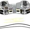 Motorcycle Chrome Switch Housing Cover For Harley-Davidson Road Glide Custom FLTRX Electra Classic FLHTC