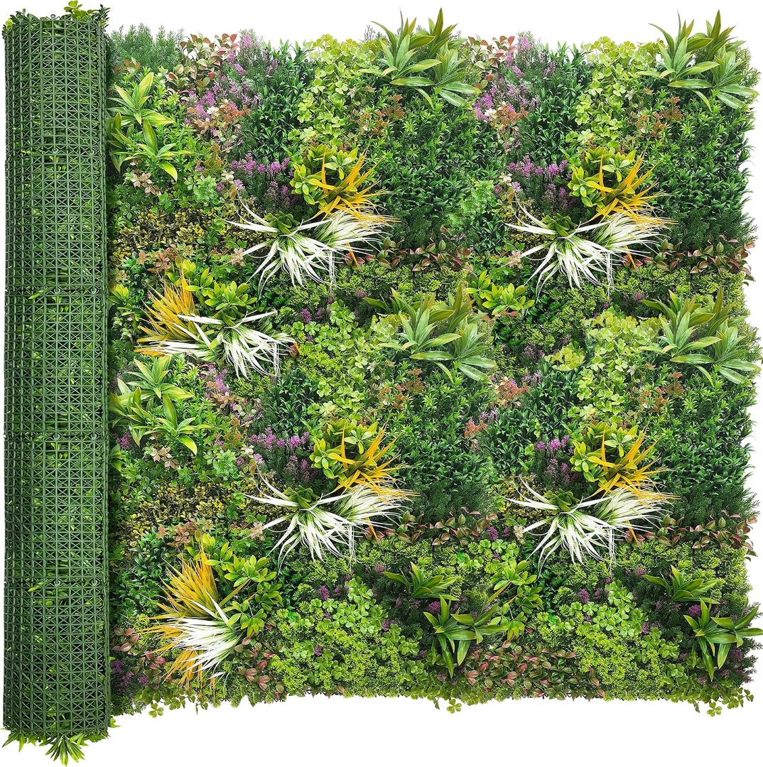 ODTORY Artificial Greenery Grass Wall Panels: 6FT x 12FT(72 SQFT)