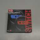 Orzly Steering Wheels for Nintendo Switch & OLED Console JoyCons, Racing Wheels for Mario Kart 8 Deluxe [Mariokart Switch Steering Wheel Joycon Controller Attachment Accessories]-TWIN PACK [2X Black]