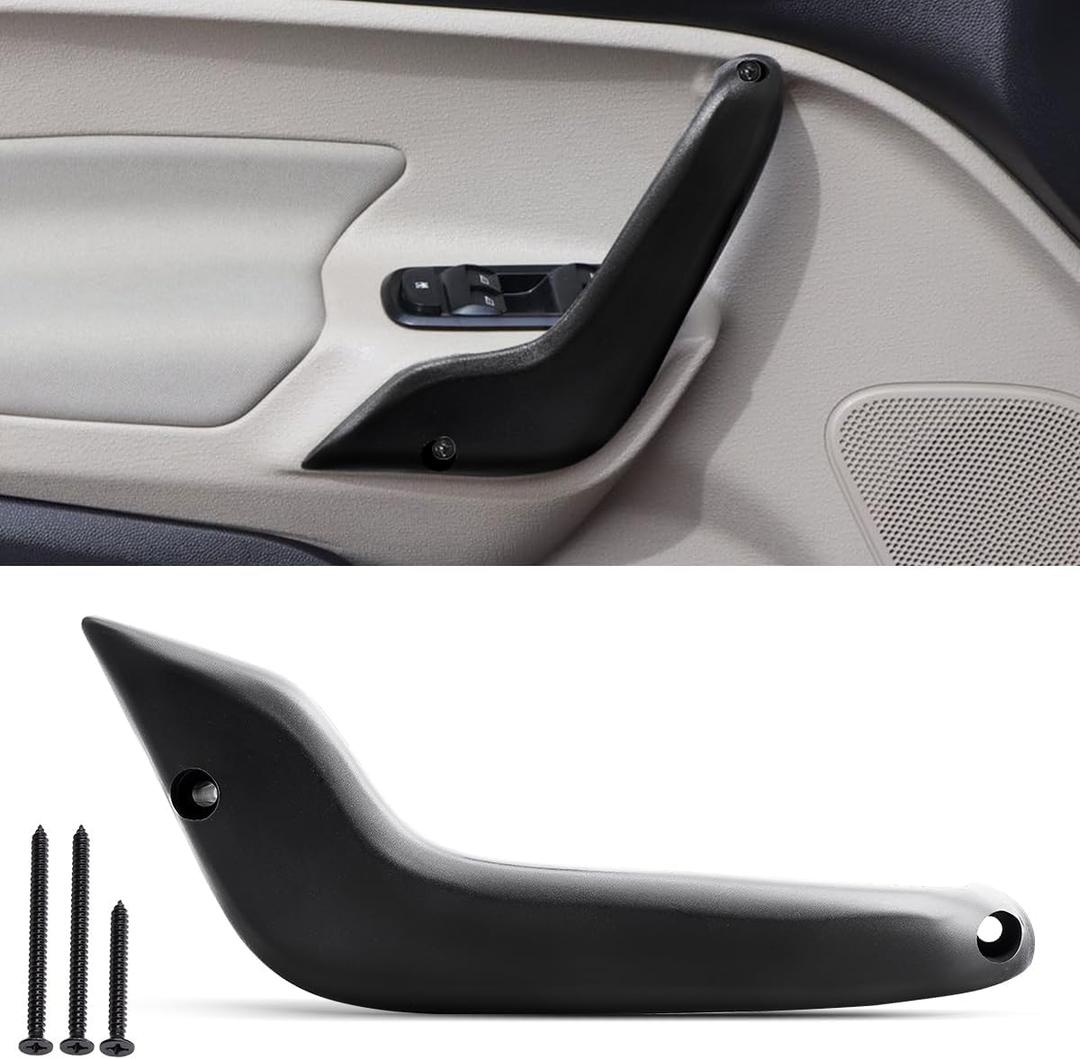 Jerbor ABS Interior Door Pull Handle Replacement for Ford Fiesta 2011-2020 Power Windows Type (Right Side)