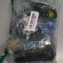 Fosiya LED Arcade Joystick Buttons Kit Ellipse Oval Style 8 Ways Joystick + 20 x LED Arcade Buttons for 2 Player Video Games Standard Controllers All Windows PC MAME Raspberry Pi (Mix Colors Kits)