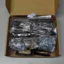 Ravinte 60 Pack 3 Inch Matte Black Square Bar Drawer Handles - Slim Black Cabinet Handles and Black Pulls for Kitchen Cabinet Hardware (Flat Black 3'' Hole Center)