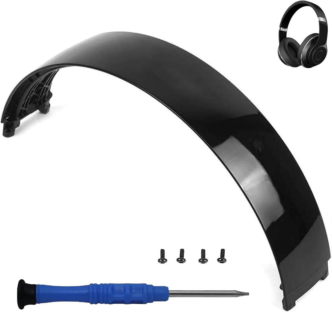 Studio 3 Headband Replacement Top Headband Replacement Head Band Parts Accessories Repair Kit Compatible with Studio 3.0 A1914 Wireless Studio 2.0 Wireless Headphones (Black)