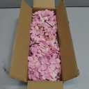 Artificial Flower Fake Silk Hydrangea Heads Bouquet with Stems Bulk for Fall Decoration Table Center Christmas Indoor Outdoor Faux Floral Realistic with Leaves Plants Crafts 8PCS (Pink)