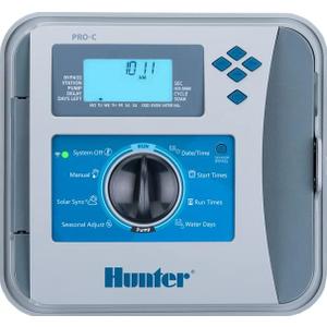 Hunter Pro-C P2C-400 Indoor Outdoor Modular Controller 4-Station Base Timer Expandable to 32 Stations w/ Optional Expansion Modules - P2C400 Replaces PC400 and PC400i (P2C-400 with 4 Zones)