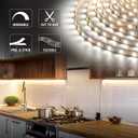 Armacost Lighting RibbonFlex Pro 12V White LED Strip Lights 60 LED/m, 2700K, 12 ft 132220