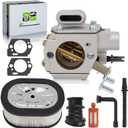 1128 120 0629 11281200629 Carburetor Chainsaw with Fuel Filter Air Filter Negative Pressure Pipe Air Inlet for Stihl MS461 MS 461 for W-albro HD50 Carb