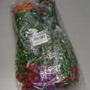 Artificial Flowers for Outdoors, 12 Bundles Multicolor Faux Silk Flower Spring Summer Decoration, Artificial Plants Fake Outdoor Flowers UV Resistant No Fade for Home Planter Porch Patio Yard Decor (Double Purple)