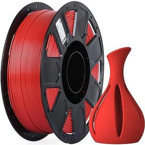 Creality 3D Printer Filament 1.75mm, Ender PLA Filament No-Tangling Smooth Printing Without Clogging No Warping, Fit Most FDM 3D Printers, 1kg Spool, Dimensional Accuracy +/- 0.02mm, Red