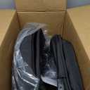 UPPAbaby RumbleSeat V3 Second Lower Seat - Compatible with Vista V2 and Vista V3 - All-Weather Seat + Magnetic Buckle Adapters Included - Jake (Charcoal/Carbon Frame/Black Leather)