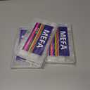 3 x MEFA 15 Sizes Short Coffin Nail Tips - 300 Pcs Half Matte Full Cover Press on Nails, Pre-shape Gel Nail Tips for Nail Extension Home DIY Salon Manicure