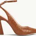 Womens Closed Toe Ankle Strap Heels Pointed Toe Pumps Shoes Slingback High Heel Wedding Dress Shoes