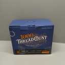  Texas Linen Co. 100% Organic Cotton Percale Sheet Set in Green, 1000 Thread Count, Luxurious | Perfect Fit | Flawless | 