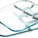 NUTRIUPS Durable Divided Plates 9 inch, 2 -Piece, Divided Dinner Plates Portion Control Plates for Adults Bariatric Diet, Microwave& Dishwasher Safe