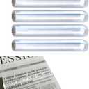 4 Pack Mahjong Line Magnifying Finder for NMJL Card with Guiding Line, Mahjong Players Essential Accessories (Blue)