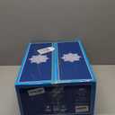 Fanquare 15 Piece Blue Rose Porcelain Tea Set, British Floral Teapot with Tea Cups, Women Tea Party Set for 6