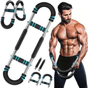 Twister Arm Trainer, Adjustable 3 Resistance Levels 60-100 lbs, Chest Workout Equipment, Arm Trainer, Twister Arm Trainer for Men & Women (Sky Blue)