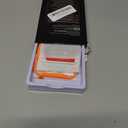 Milomdoi 3 Pack Gradient Colorful Privacy Screen Protector for iPhone 17 [Anti-Blue Light Private Film], 3 Pacs Camera Lens Protector Accessories, Case Friendly, Anti-Spy Tempered Glass, Purple