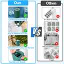 3 in 1 Ice Cube Bottle with Straw, Cylinder Silicone Water Bottle Ice Cube Maker for Freezer with Lid - Easy Release Ice Cube Tray Molds, Leakproof No Spill Design - Reusable (Green)