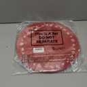 Remerry Valentine's Day Embroidered Placemats Set of 4, Round 13 Inch Washable Non-Slip Woven Table Mats Wedding Anniversary Place Mats for Party Kitchen Dining Decoration (Red)