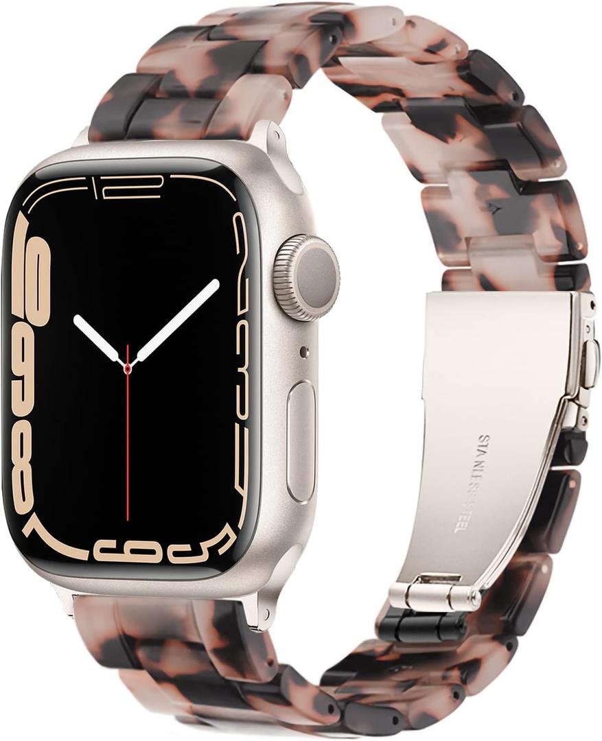 Light House Apple Watch Bands-Fashion Lightweight Resin iWatch Bands for Women Men 38mm/40mm/41mm/42mm(Series 11 10), 49mm/46mm/45mm/44mm/42mm(S 3 2 1), Compatible with Apple Watch Series 11 SE 10 9 8 7 6 5 4 3 Ultra