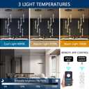 Crystal Pendant Light Mini Chandelier Bubble Pendant Lighting for Kitchen Island Black LED Ceiling Hanging Light Bathroom Dining Room Corridor Dimmable Flush Mount Ceiling Light Dimmable 2700K 6000K
