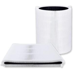 PUREBURG Replacement Filter Compatible with BLUEAIR Blue Pure 311 Auto Air Purifier,2-Pack H13 HEPA Activated Carbon 2-in-1 Air Clean Dust VOCs Odor