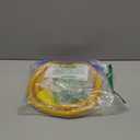 48" Flex Gas Line, Gas Dryer Connector Kit, Stove/Water Heater/Dryer Gas Line with Connectors 1/2" MIP 1/2"FIP 3/4"MIP, 5/8 in.OD(1/2 in. IDCoated Corrugated Stainless Steel Tubing