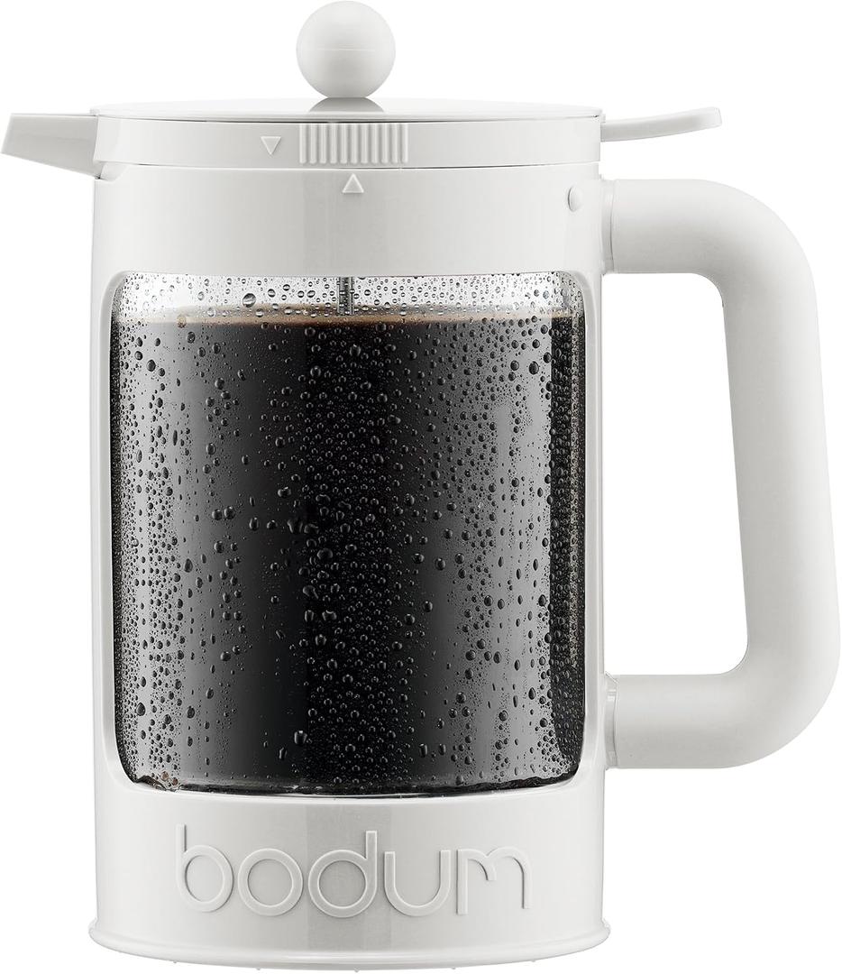 Bodum 51oz Cold Brew Coffee Maker, White - Made in Portugal