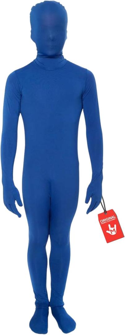 Morphsuits Kids Bodysuit Costume For Boys, Full Body Suit, Bodysuit Costume For Kids, Skin Suit Costumes Kid (Large, Blue)