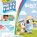 Crayola Bluey Color Wonder Mini Box Set, 12 Coloring Pages & 4 Mess Free Markers, Toddler Coloring, Gift for Girls & Boys, 3+