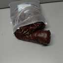 Waterproof Dining Chair Seat Covers Leather Kitchen Seat Covers, Stain Resistant Stretch Chair Seat Covers for Dining Room Chairs Set of 6, Rear Covered Washable Dining Chair Covers Coffee