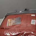 Full Coverage Faux Leather Car Seat Covers with Memory-Foam Neck Pillows Universal Fit for Cars,Trucks,SUVs with Waterproof Leatherette in Automotive Seat Cover Accessories (Front Pair, Red)