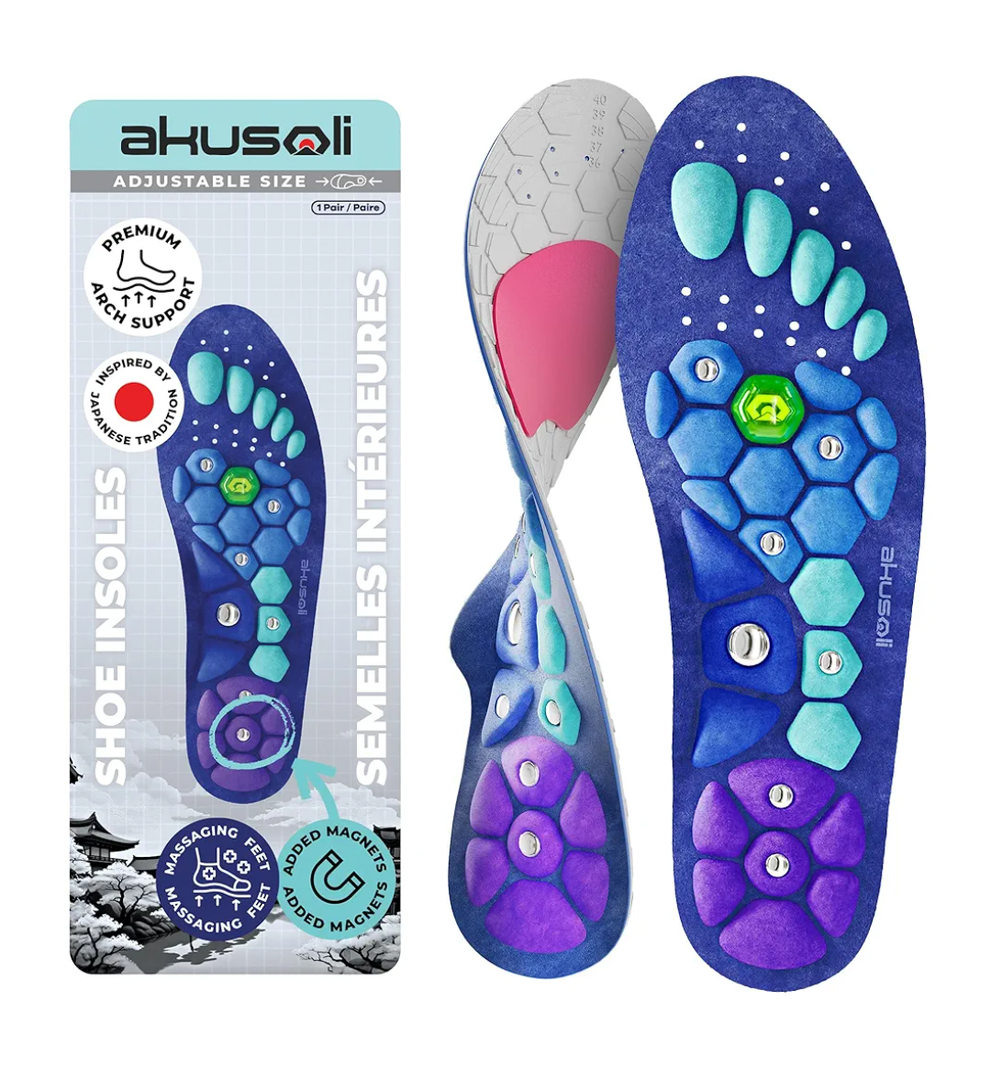 Shoe Insoles Men Arch Support Inserts for Men & Women, for Flat Feet, High Arch Support Inserts Women, Foot Insoles for Woman Standing All Day S/M Womens 5-9.5 Mens 5.5-7.5
