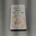 Yoofoss 4 Piece Baby Brush and Comb Set, Wooden Baby Brush with Natural Ultra Soft Goat Hair, Baby Hair Brush for Newborn, Baby Brush Set for Boy Girl