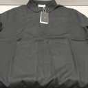 Men's Polo Sweater Fashion Collar Casual Sweater (Black, XL)