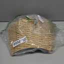 GRANNY SAYS Tree Collar for 4-7.5 ft Tree, Christmas Wicker Tree Collar, 22" D Christmas Tree Stand for Champagne Tree, Beautiful Tree Skirts, Basket for Bottom of Christmas Tree, Nature