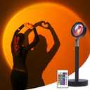 Sunset Lamp with Remote, 16 LED Colors, Power Merkury Innovations Multicolor RGB