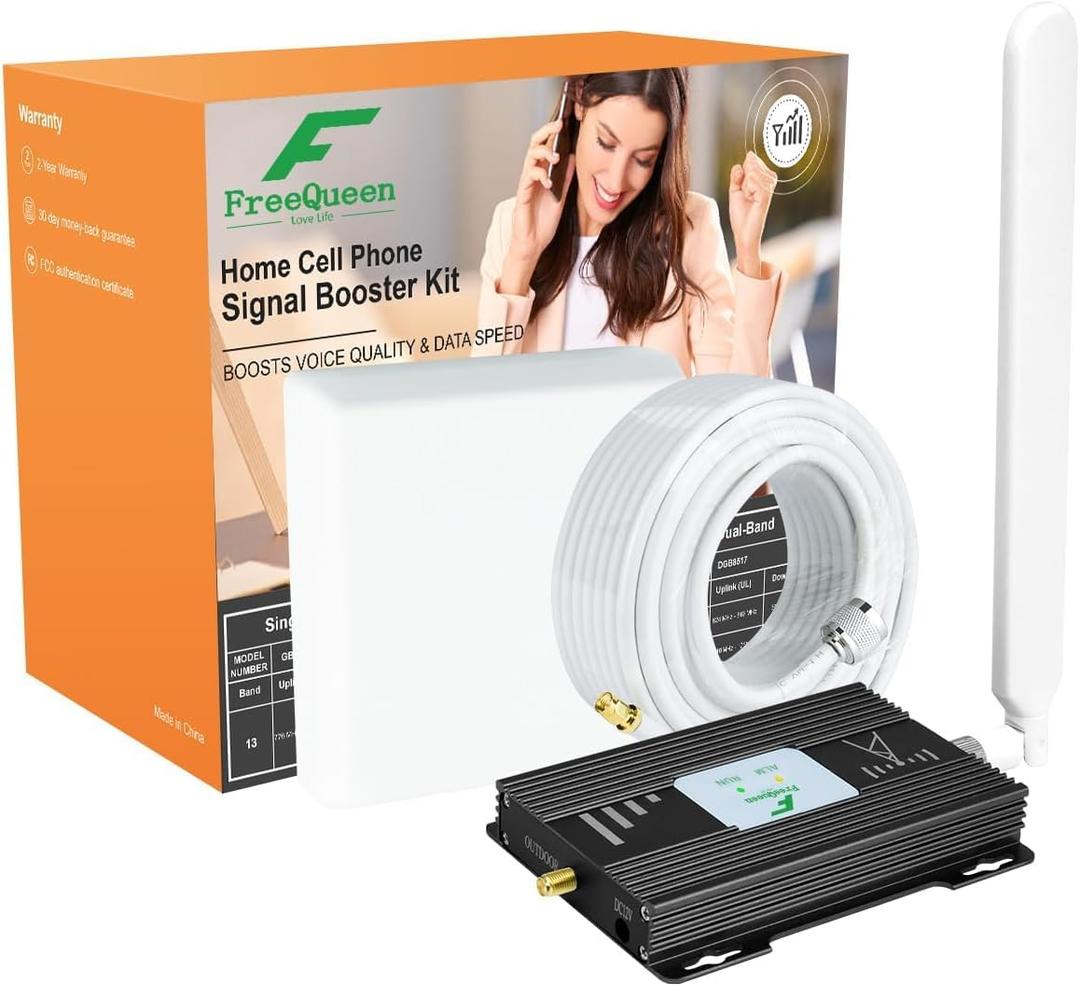 Verizon Cell Phone Signal Booster Verizon Signal Booster 5G 4G LTE Band 13 Cell Phone Booster 5G Cellular Booster Cell Signal Extender Signal Amplifier Repeater Cell Booster for Home Boost Call/Data