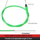 NIBBI Twists Throttle Grip,Dirt Bike Grips with Throttle Cable and Handlebar Grip for SSR125 Pit Bike, 22mm Motorcycle Throttle Assembly