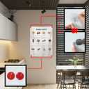 2026 Coffee Calendar Tapestry, 70x100cm Drink Wall Hanging, Modern Home Decor with Hook & 3M Adhesive for Kitchen Office Coffee Bar