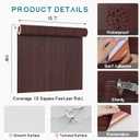 VEELIKE Thick Mahogany Wood Contact Paper Peel and Stick Countertops Contact Paper Waterproof Wood Wallpaper for Table Furniture 15.7''x118'' Self Adhesive Woodgrain Cabinet Vinyl Wrap for Kitchen