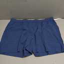 ODODOS Men's Athletic Shorts with Pockets 5" Quick Dry Lightweight Workout Gym Running Shorts, Blue, XX-Large