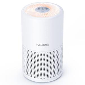 Air Purifiers for Bedroom, FULMINARE H13 True HEPA Air Filter, Quiet Air Cleaner With Night Light, Portable Small Air Purifier for Home, Office, Living Room