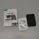 ESR for MagSafe Wallet Stand, RFID Blocking w MagSafe Ring, 5 Card Holder for Phone, Slim Leather Magnetic Wallet for iPhone 17/16/15/14/13/12 Series(Not for Mini), Selected Samsung,Black Carbon Fiber